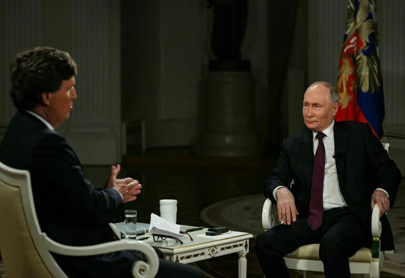 Интервью Путина Карлсону: о мирных переговорах, отношениях с США, неонацистах и «Северных потоках». Главное