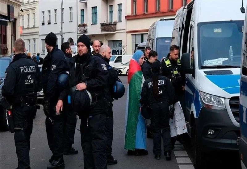 Берлинская полиция жестко разогнала акцию пропалестинских демонстрантов