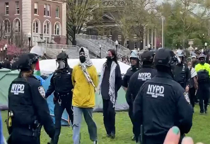 Полиция США напала на антиизраильские протесты студентов Йельского университета