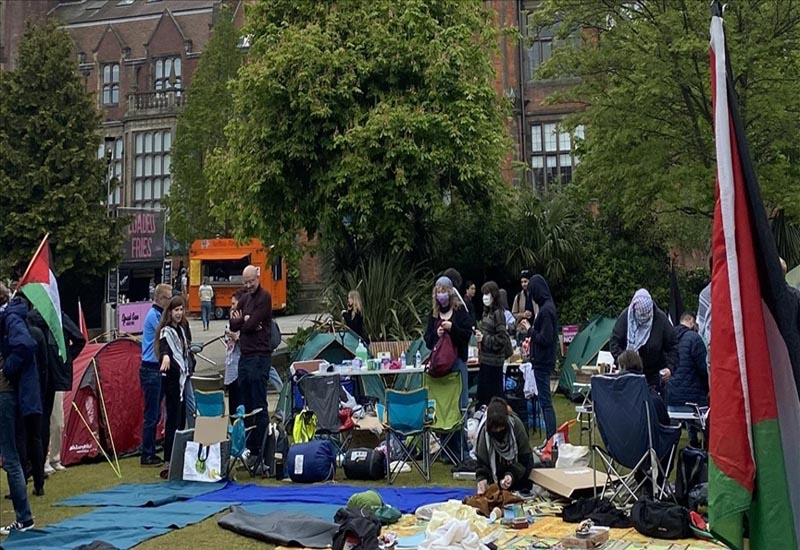 Студенческие протесты распространились в университеты Великобритании
