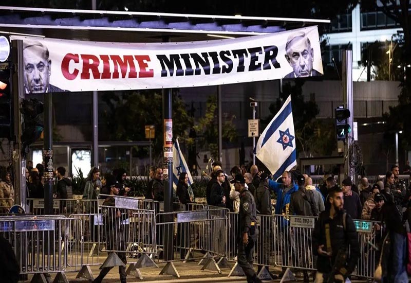 Массовые демонстрации в оккупированной Палестине против кабинета Нетаньяху