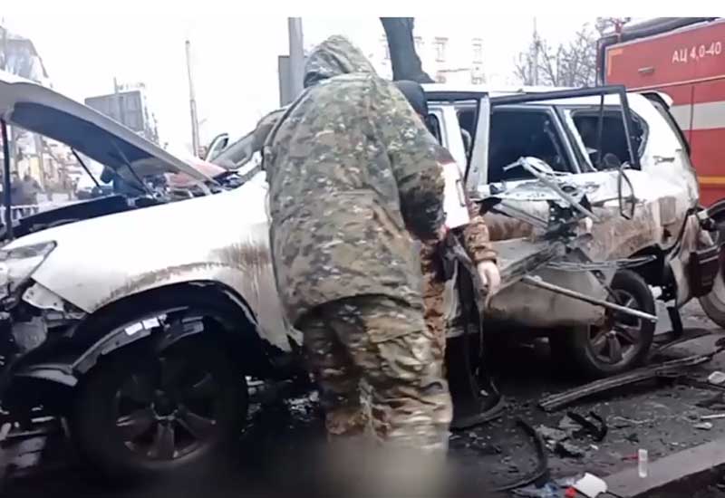 В Донецке взорван автомобиль: погиб глава Еленовской колонии ДНР - ВИДЕО