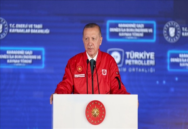 Эрдоган объявил о начале укладки газопровода на дне Черного моря у берегов Турции