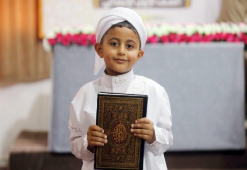 7-летний палестинский мальчик выучил наизусть весь Коран