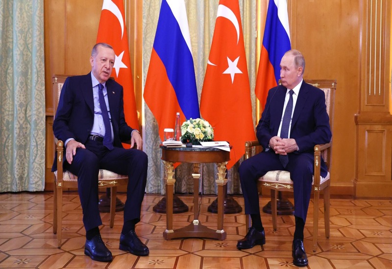 Путин и Эрдоган договорились о частичной оплате газа в рублях