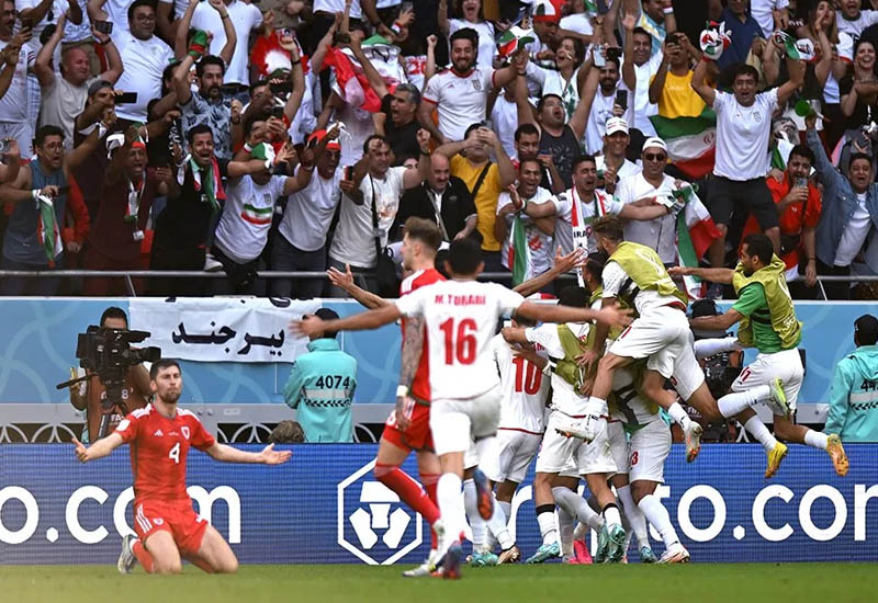 Сборная Ирана победила команду Уэльса в матче чемпионата мира по футболу