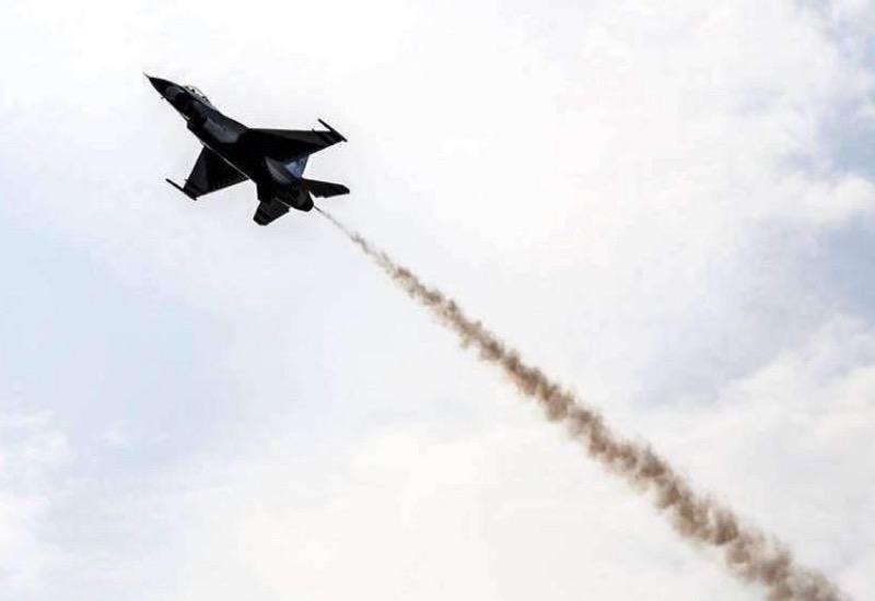 Американский истребитель F-16 разбился в Южной Корее