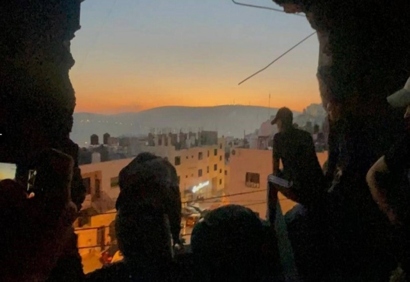 Нападение сионистских солдат на Наблус и взрыв дома палестинского пленника