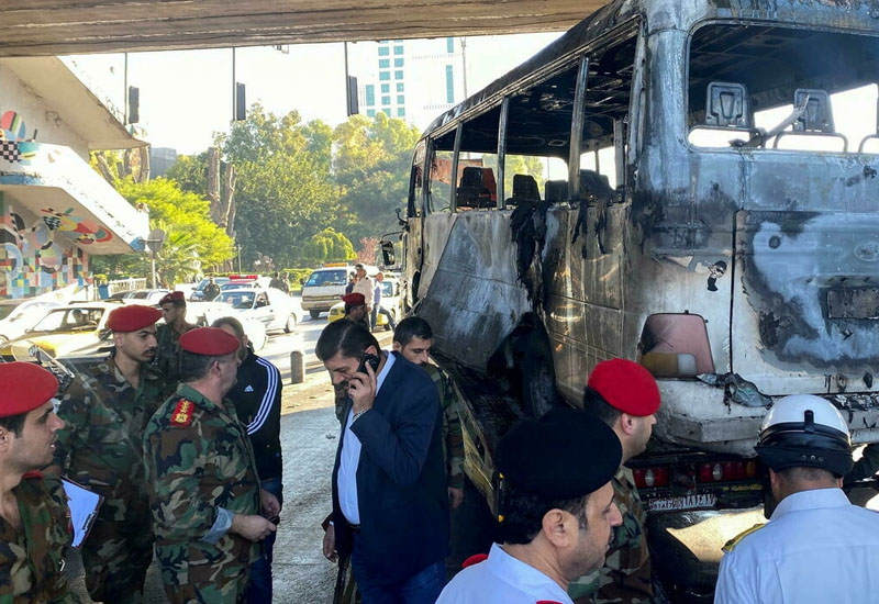 В Дамаске взорван автобус с военными