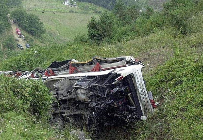 В Индии загорелся пассажирский автобус, 25 погибших