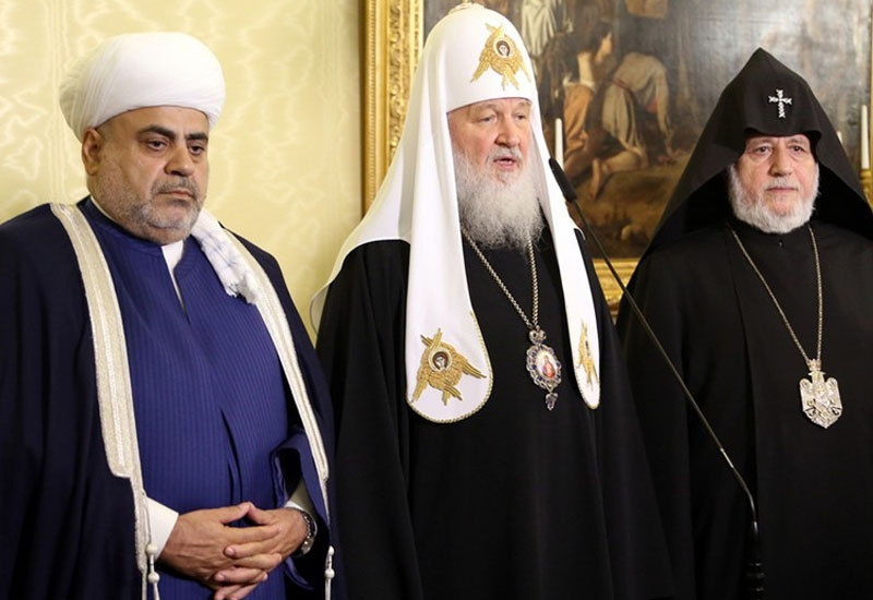 В Москве началась встреча религиозных лидеров Азербайджана, России и Армении