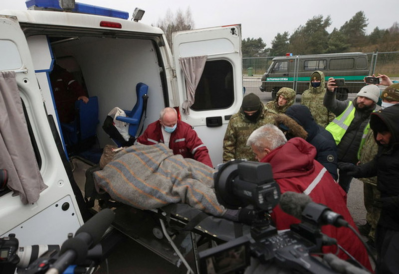 На границе Белоруссии и Польши госпитализировали двух мигрантов