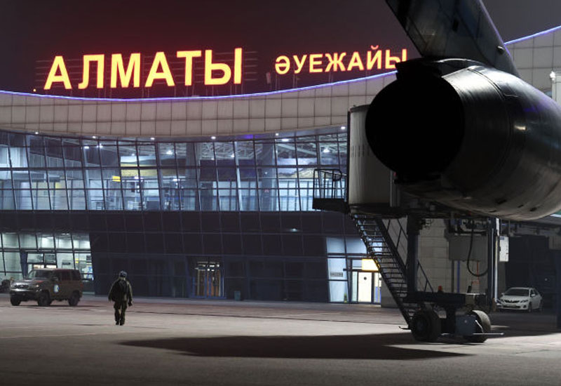 Первый с начала беспорядков гражданский самолёт прибыл в Алма-Ату