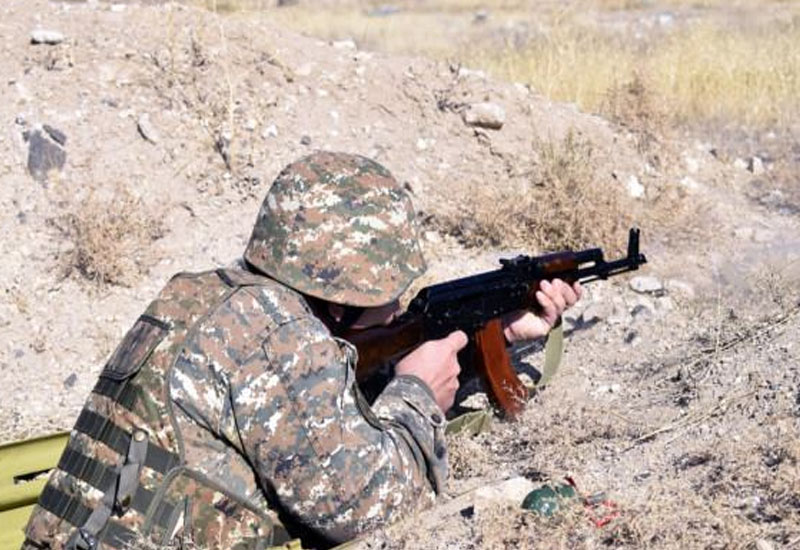 Позиции Азербайджанской Армии подверглись минометному обстрелу.