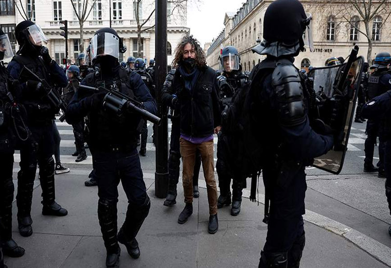 В Париже задержано 23 человека на акции протеста